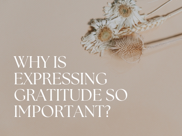 Why is Expressing Gratitude So Important?